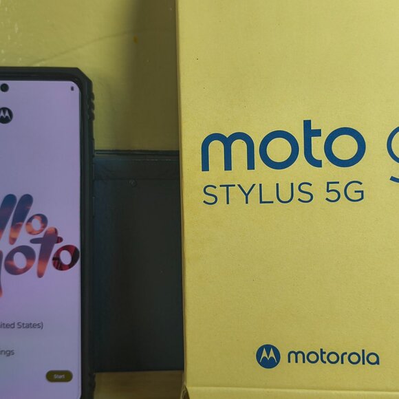 Moto G Stylus 5G (Boost Mobile β’ Special Edition Cream Leather) | LIKE NEW + Box - Picture 7 of 8
